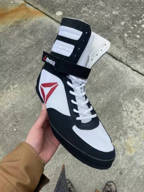 Reebok boxing boots in ash and skull grey on sale