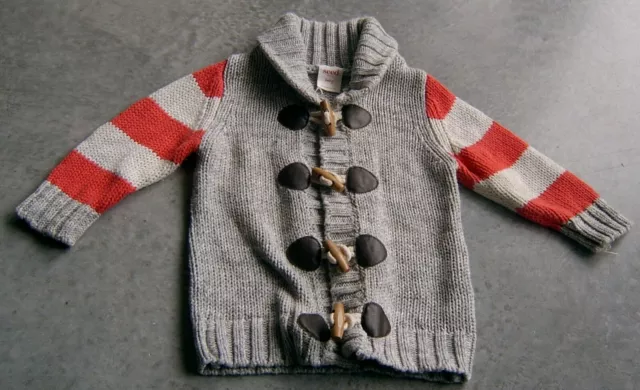 Seed Heritage Boys Cotton Knit Toggle Cardigan Sz 6 - 12 Months