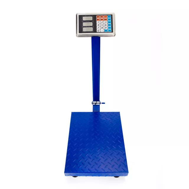 Heavy Duty Digital Platform Scale Warehouse Postal Parcel Weighing Load 300kg UK