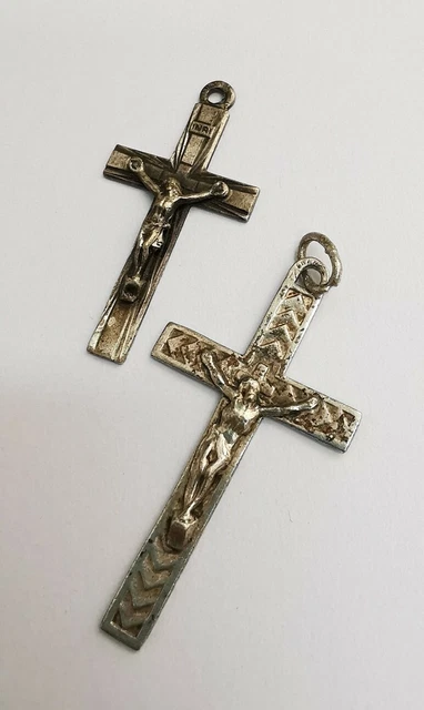 Paket 2 Kreuz Anhänger Jesus Christ. Ref56564