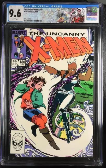 Uncanny X-Men 180 - Emma Frost Cameo - Custom X-Men Label - CGC Graded 9.6