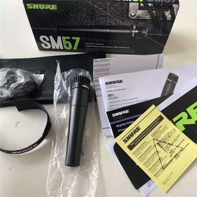 NEU Shure SM57-LC Dynamisches Kabelgebundenes Instrumentenmikrofon Niere SM57