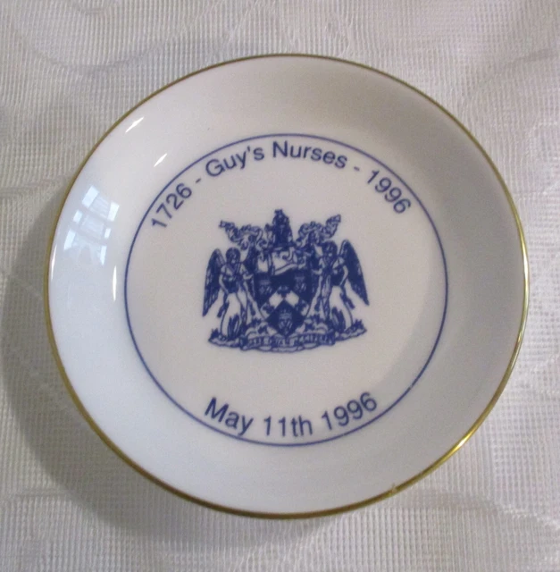 Royal Worcester Pin Dish Made Exclusively  For Guys Hospital Nurses League