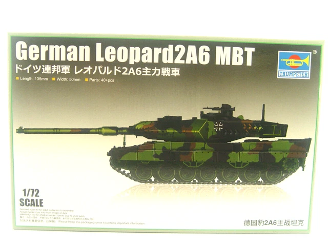 Maquette Master Fighter Leopard 2A6 1/48 – Bundeswehr – édition Limitée