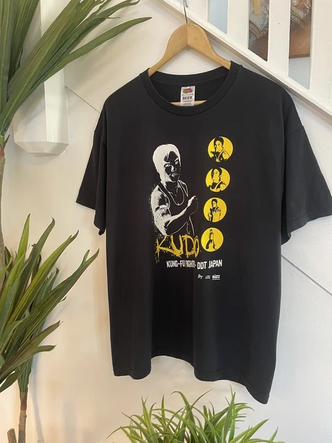 Vintage Y2K  Atsushi KUDO T-Shirt XL DDT Japan NJPW WWE WWF WCW ECW Wrestling