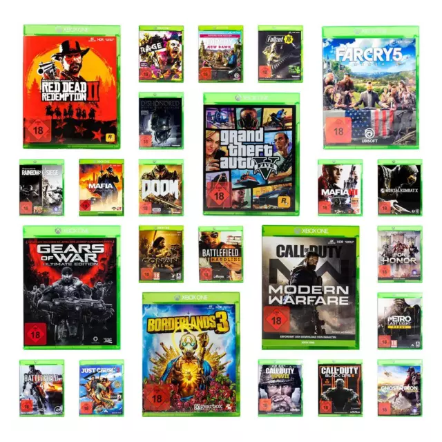 Xbox One Spiele - Bundle BESTE AUSWAHL USK18 - Zustand: gut