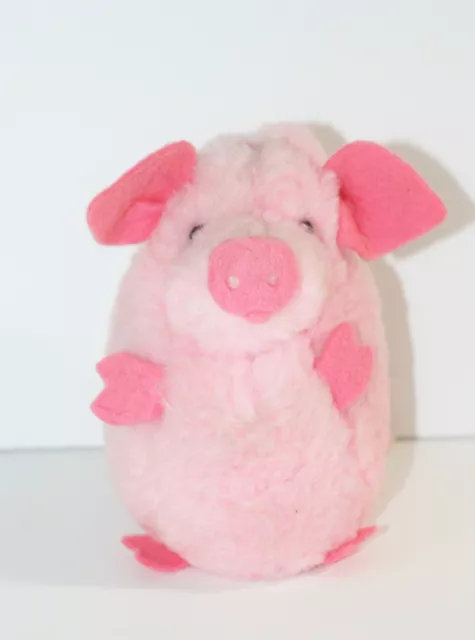 Vintage Dardenelle Dakin Pillow Pets PINK PIG Plush Toy 1975 6" vhtf