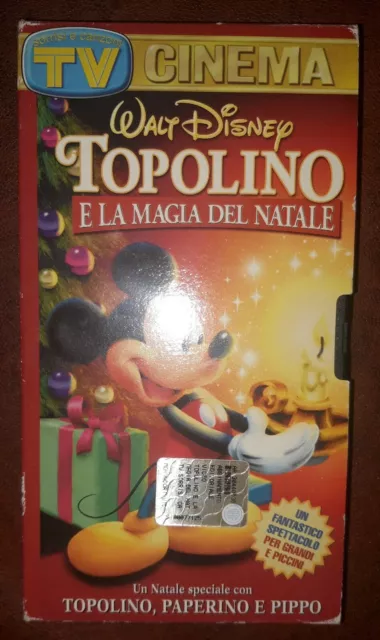 VHS Disney - TOPOLINO E LA MAGIA DEL NATALE