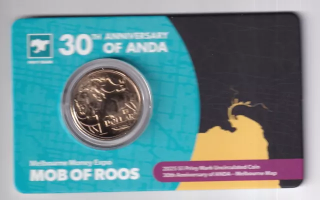 AUSTRALIAN 2025 1 MOB OF ROOS 30th ANNIVERSARY OF ANDA PRIVY MARK COIN PL1158 35.00