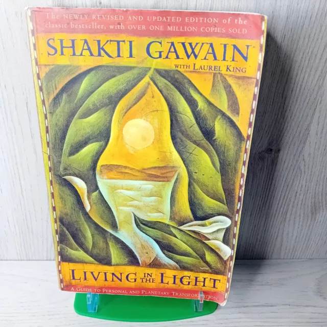 Shakti Gawain Living In The Light Book - Rare Retro