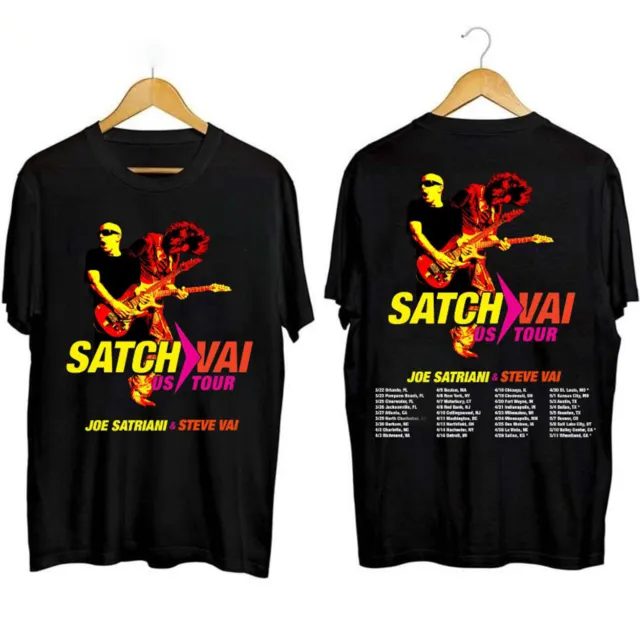 Joe satriani & Steve vai satchvai US tour 2024 T-shirt