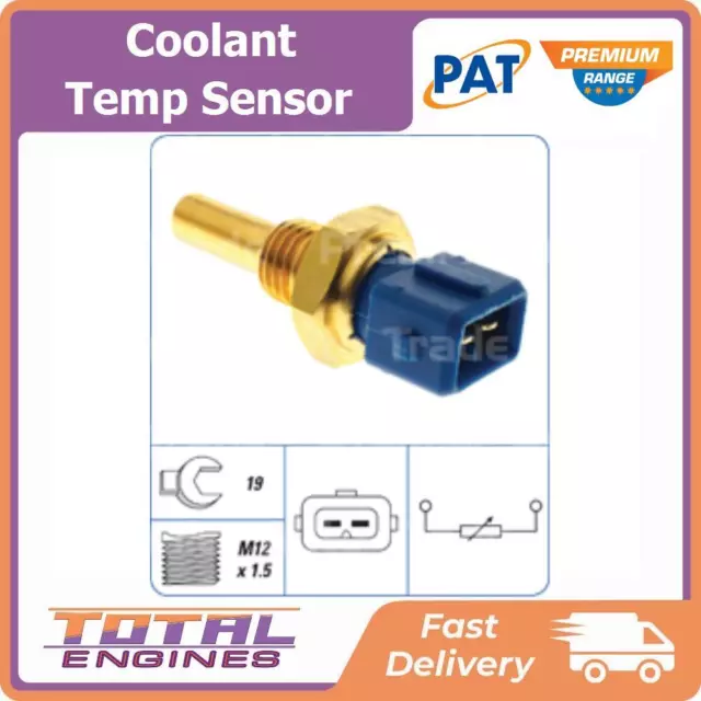 PAT Premium Coolant Temp Sensor fits Holden Calais VK 3.3L 6Cyl 202 BLACK (LL9)