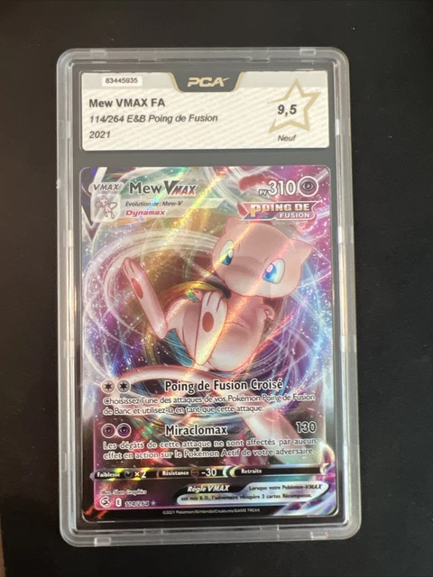 Pokemon Mew VMAX 114/264 Ultra Rare EB08 Epee et Bouclier Poing de Fusion  VF Fra