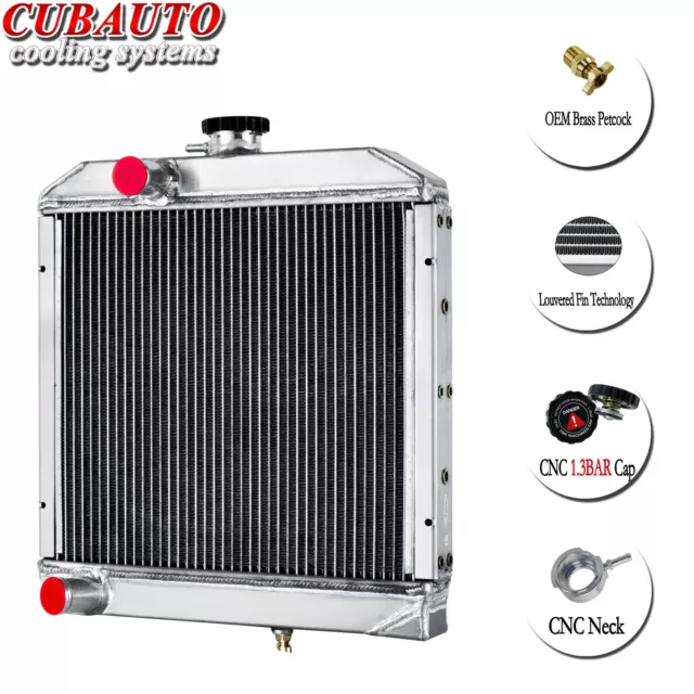 3Row Aluminum Radiator Fits Kubota L285P L285WP L295DTP L295FP L295DT 1540142060