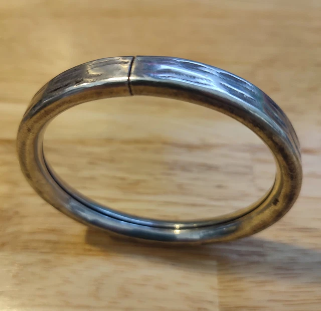 Bracelet En Argent Massif 925 Avec Poinçon Crabe - Bijou Berbère Oriental Art D'Orient, 29 Grammes