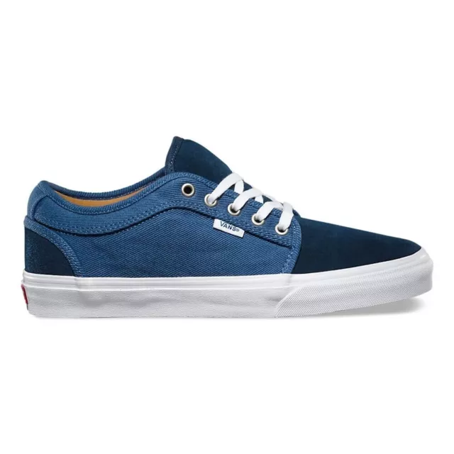 VANS Scarpe SHOES New "Chukka Low" SKATE Originali NUOVE Uomo TWO TONES Blue 39