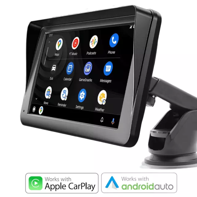 RetroScreen 7" Portable Wireless CarPlay Android Auto Instant Touchscreen 2