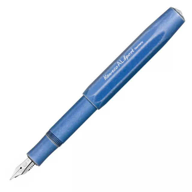 KAWECO AL Sport Fountain Pen - Stone Washed Blue - NEW