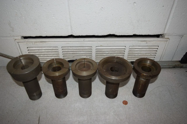 Hardinge 16C Emergency Step Chuck Collets Lot of 5