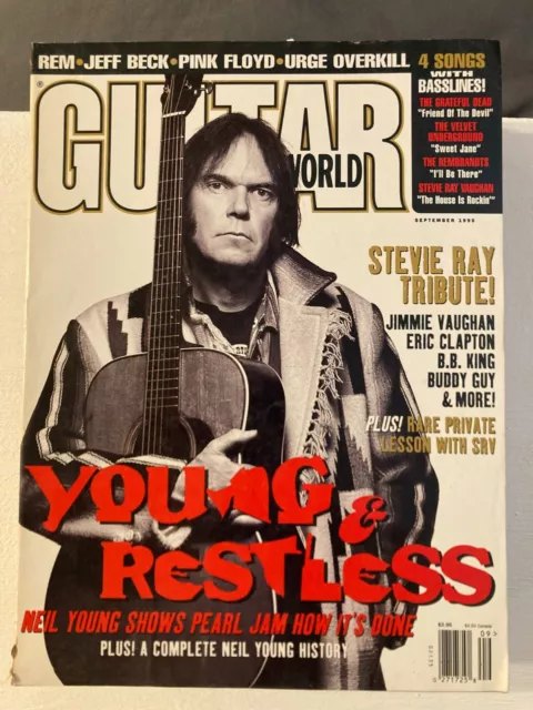 VTG Guitar World Magazine September 1995 Neil Young