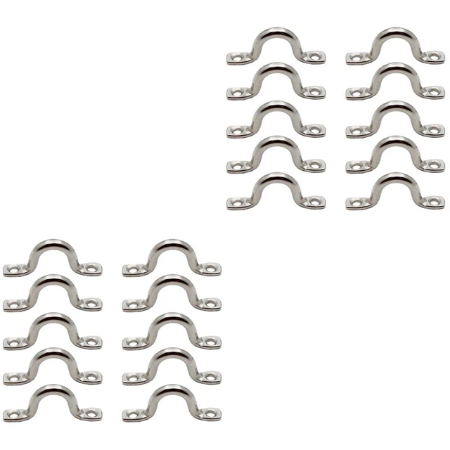 30 Pcs Poignée De Bateau À Oeil De Gréement Anneau D'oeil Poignée