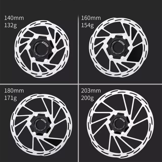 Precise and Efficient 140 203mm Disc Brake Rotor for MTB and Road Bikes