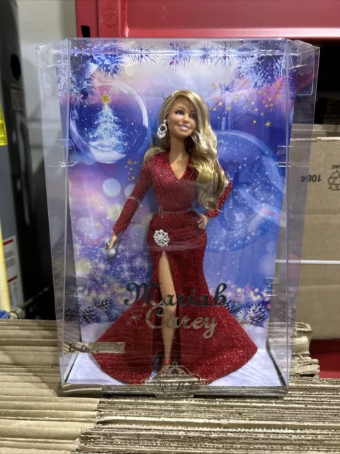 NEW Barbie Signature Mariah Carey Holiday Doll Red Dress, Fast Shipping