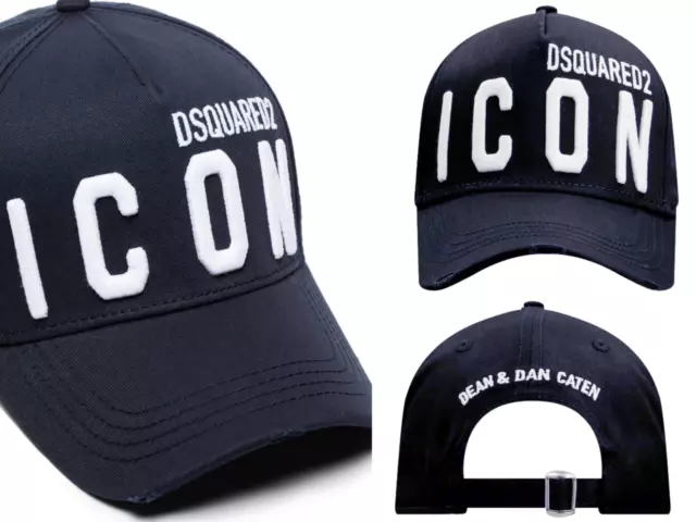 Dsquared2 Icon Gorra de Béisbol Gorra Basebalkappe Cult Sombrero Nueva Colección