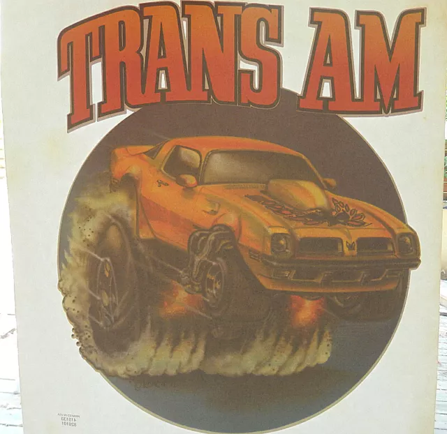 Camiseta Firebird Pontiac Trans Am Roach 1974 de colección de hierro en transferencia