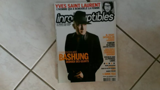 special ALAIN BASHUNG-french magazine-les INROCKUPTIBLES-revue-juin 2008!