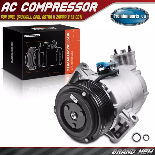 New A/C Air Conditioning Compressor for Vauxhall Opel Astra H Zafira B 1.9 CDTi