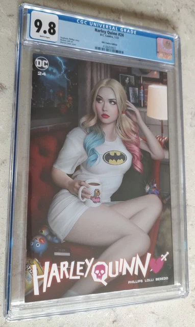 Harley Quinn #24 CGC 9.8 Trade Dress - Warren Louw KRS Variant - DC Comics