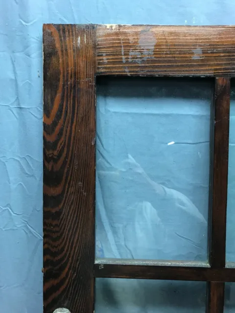 Antique Single 8 Lite Casement 18x47 Cabinet Cupboard Window Vintage 1862-22B 5