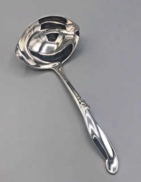 Silver Melody by International Sterling Silver Cream or Sauce Ladle 5.5"