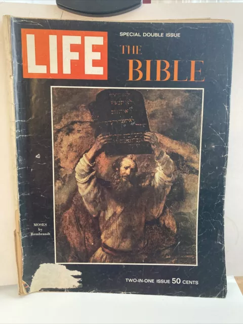 Life magazine December 25, 1964 The Bible  Israel Vintage ads