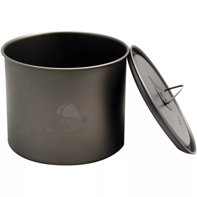 TOAKS Light Titanium 550ml Outdoor Camping Cook Pot without Handle POT-550-NH