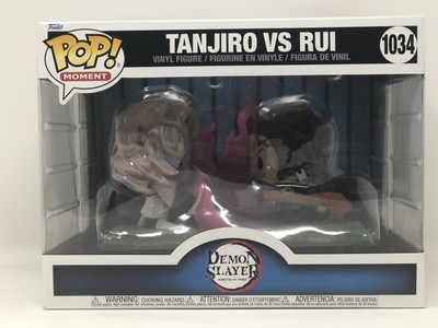 demon slayer tanjiro vs rui funko pop