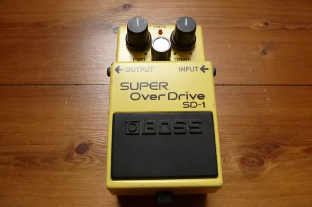 Boss SD-1 SD1 Super OverDrive Guitar Pedal (Made in Taiwan) - Used