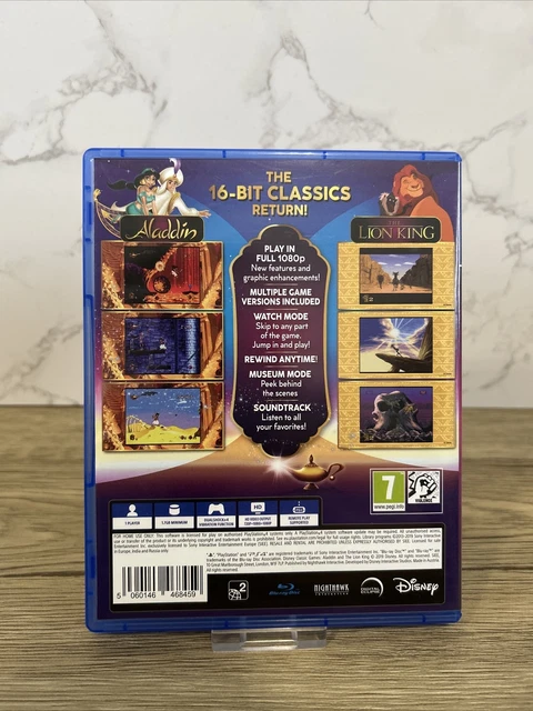 SONY PLAYSTATION 4 Disney Classic Games Aladdin + The Lion King PS4 PS5 ...