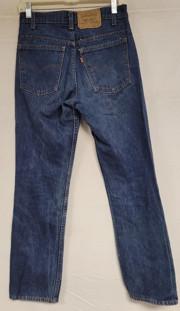 VINTAGE LEVIS 509 DENIM JEANS ORANGE TAB  40509 0218 USA MADE VTG 80s SIZE 29X31