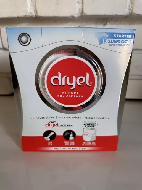 Dryel At-Home Dry Cleaner Refill 10 Loads 3oz Booster Spray 10 Cleaning  Cloths 799228011447