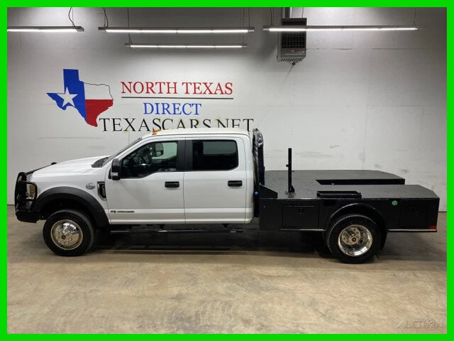 2018 Ford Super Duty F-550 DRW XL 4x4 Diesel Dually CM TM Flat Bed Crew Work Tru