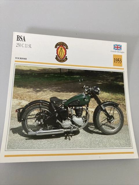 CARTE FICHE MOTO collection ATLAS PANTHER 600 CM3 MODEL 100 EUR 2,50