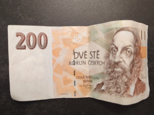 Czech Republic 200 Korun 2018 P 19 UNC