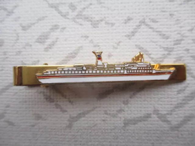 Maxim Gorki Kreuzfahrtschiff Krawattennadel Krawattenklammer Clip 6x1 cm