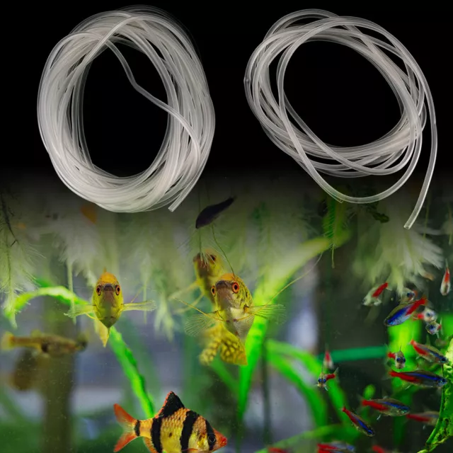 1/5/10M AQUARIUM SILICONE Tube Air Pump Oxygen Tubing For Fish Tank 4