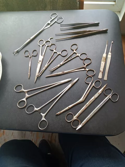 Pilling Phila Civil War Tools Haslam, Plum, Chrome, 15 Separate Tools
