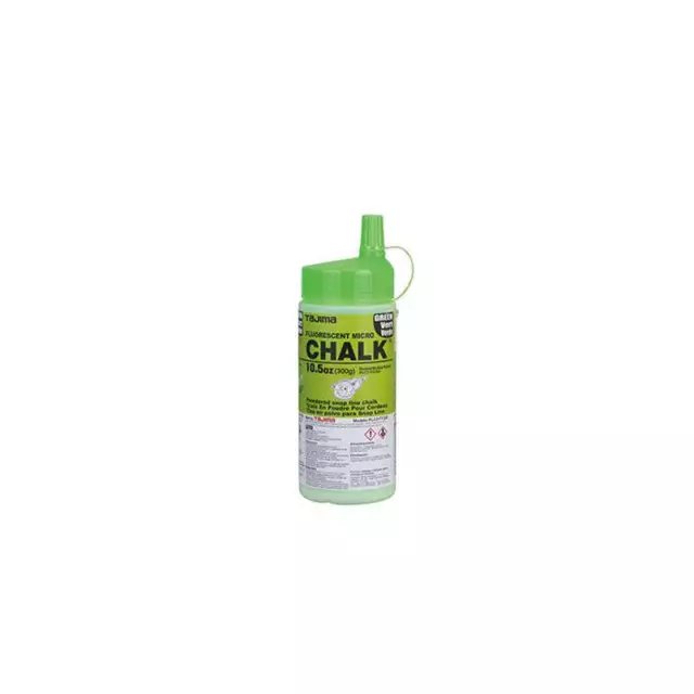 Tajima PLC2-FG300 Micro Chalk Ultra-Fine Chalk Fluorescent Green 300g / 10.5 Oz