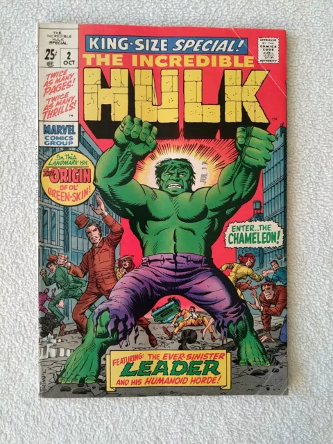 The Incroyable Hulk #2 Oct King Size Spécial - Juste Fait Surface Après 40 Ans !