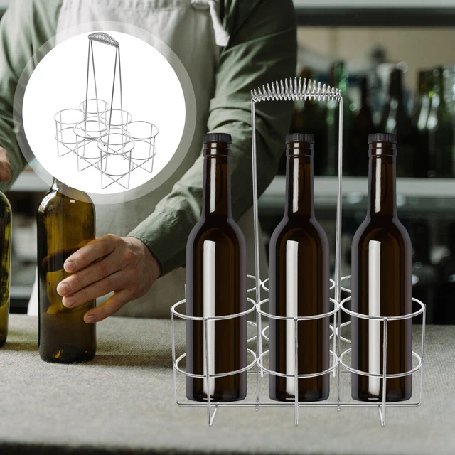 Almacenamiento de vino regalo barbacoa botella de cerveza soporte barra accesorios para barbacoa bar